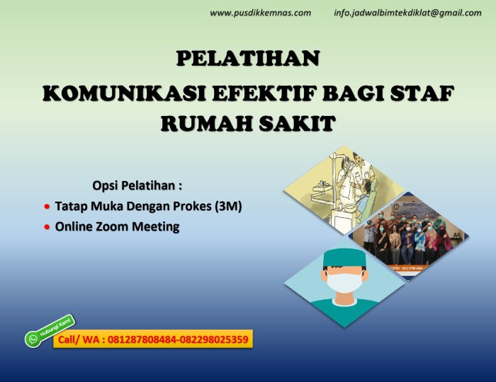 efektif komunikasi pelatihan sakit staf