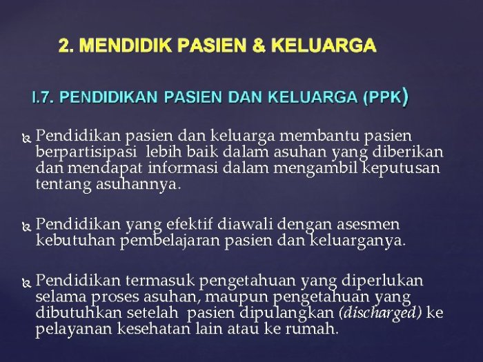 Keterlibatan pasien dalam perencanaan perawatan