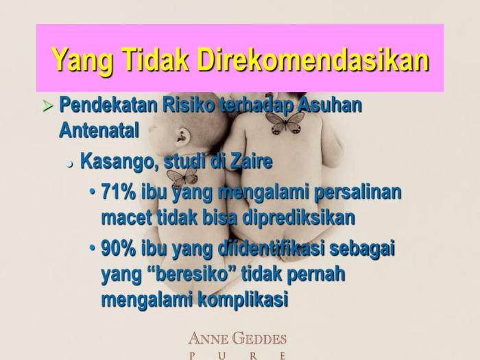 Konsultasi prenatal dan postnatal terbaru