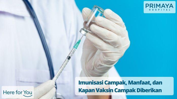 Imunisasi campak di puskesmas