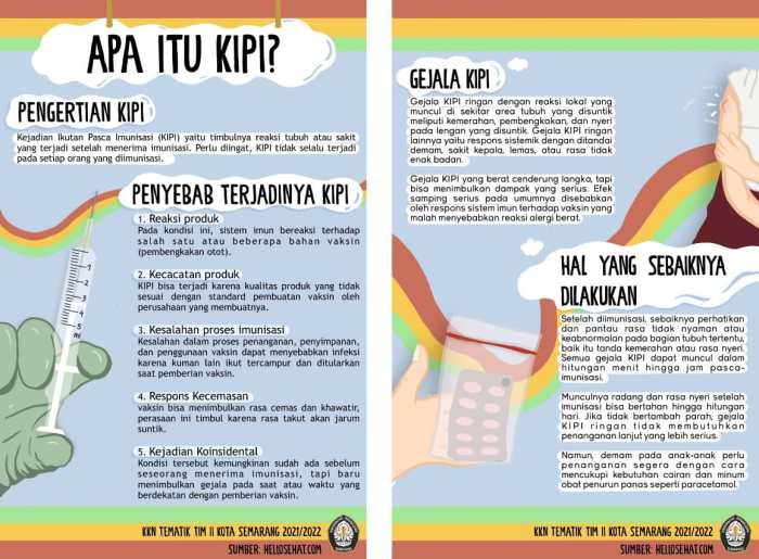Takut disuntik mengatasi imunisasi jitu berkeluarga Cara mengatasi efek imunisasi