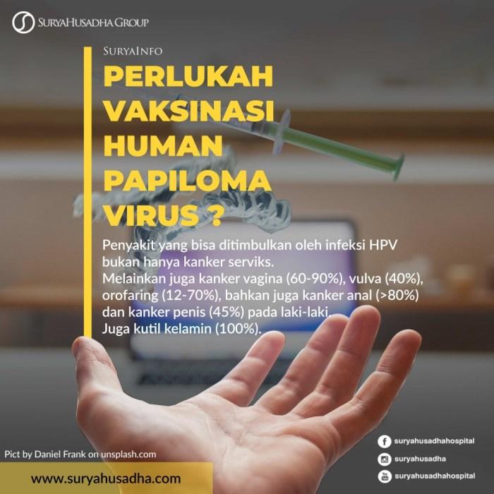 Imunisasi HPV di puskesmas