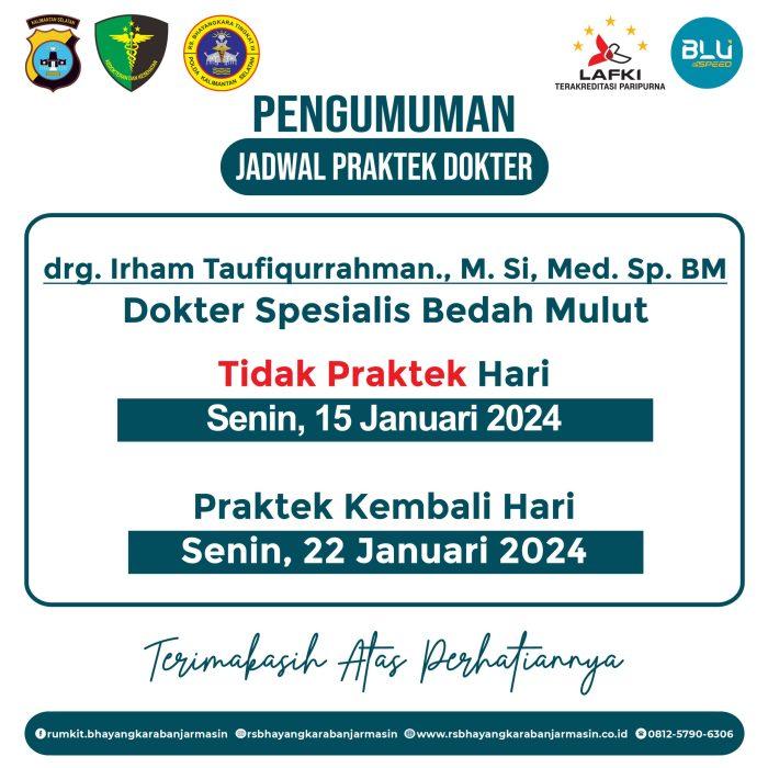 Jadwal Praktek... - Rumah Sakit Bhayangkara Palangka Raya Jadwal Dokter Bedah Umum RS Bhayangkara Tk III Palangkaraya