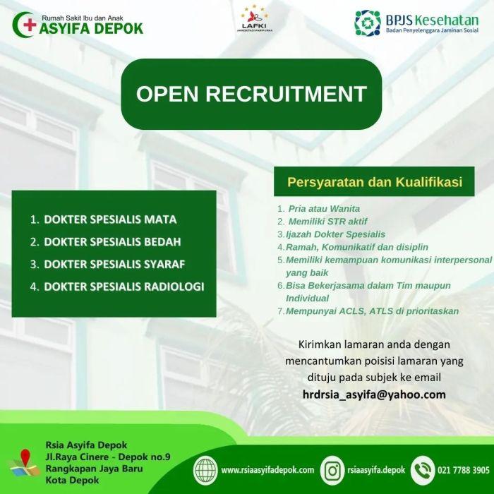 Jadwal Dokter Bedah Saraf Klinik Pratama Al-Aqsha