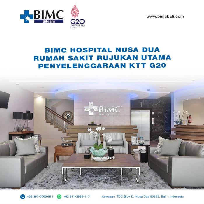 PERSI Wilayah Bali Jadwal Dokter Gigi dan Mulut RS Khusus Bedah BIMC Nusa Dua