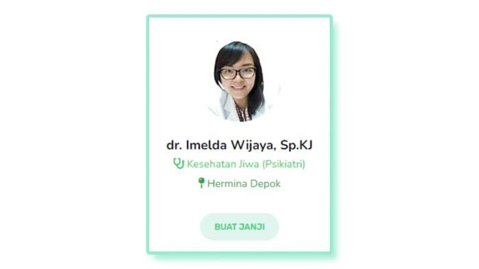 Jadwal Praktek Dokter RS Hermina Depok 2024 | HargaKamar.com Jadwal Dokter Kesehatan Jiwa (Psikiatri) RS Puri Cinere Depok
