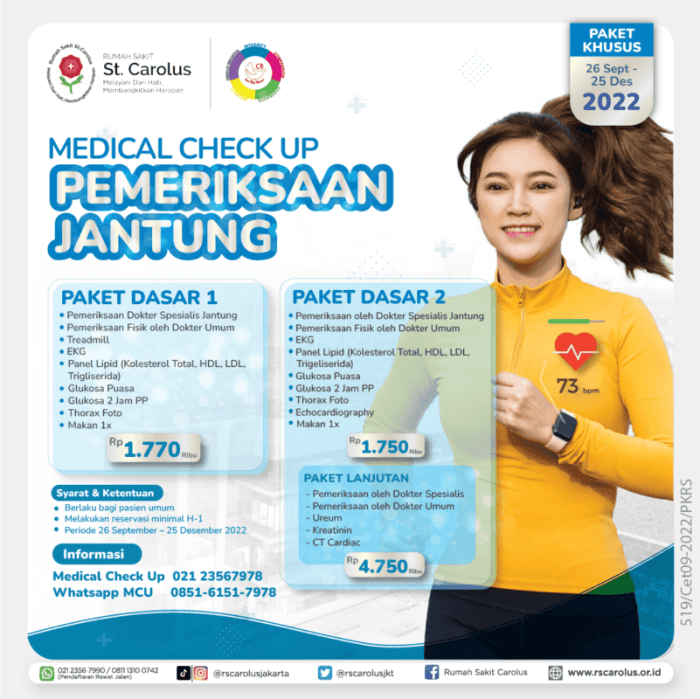 Jadwal Dokter Medical Check Up (MCU) RS Bethesda