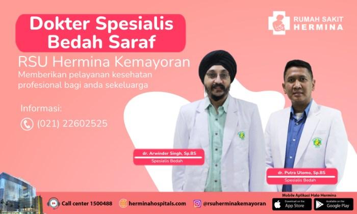 Jadwal Dokter Bedah Saraf RS Jinjit