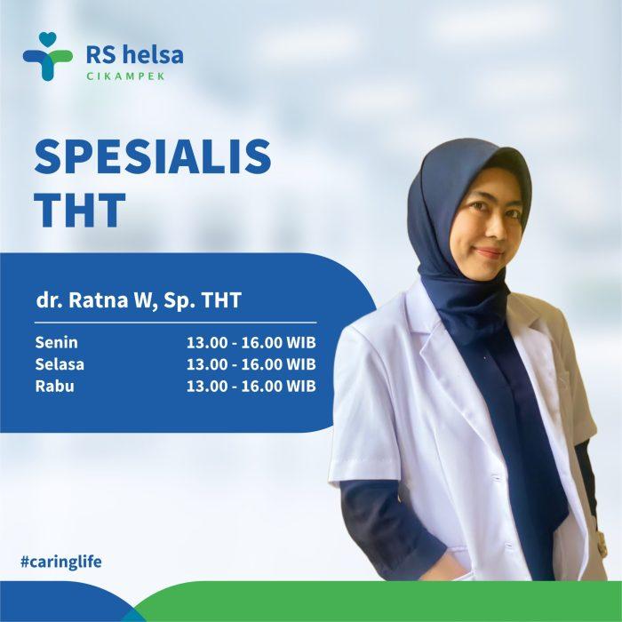 Jadwal Dokter Telinga Hidung Tenggorokan (THT) RS Jiwa Grhasia