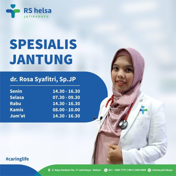 Jadwal Dokter Jantung dan Pembuluh Darah (Kardiologi) RSIA Yasmin