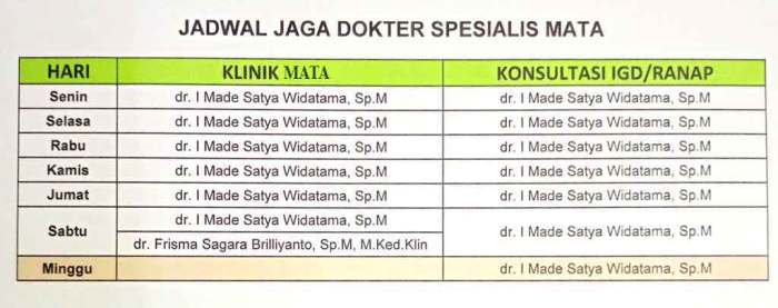 Jadwal Dokter Geriatri RSUD Sleman