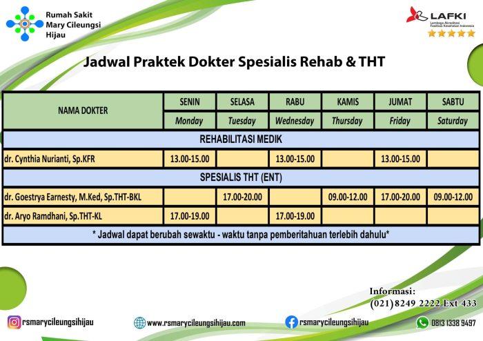 Jadwal Dokter Geriatri RS Metropolitan Medical Centre (MMC)