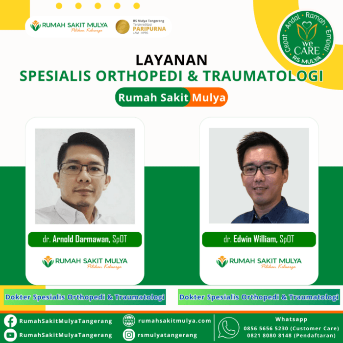 Jadwal Dokter Bedah Tulang (Orthopedi) RSUP Dr Sardjito