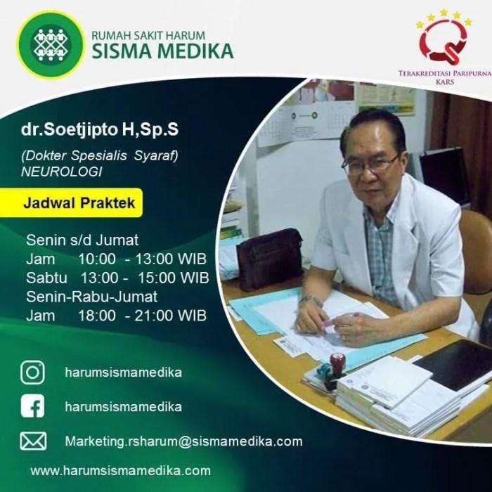 Jadwal Dokter Saraf (Neurologi) RS Santa Elisabeth Medan
