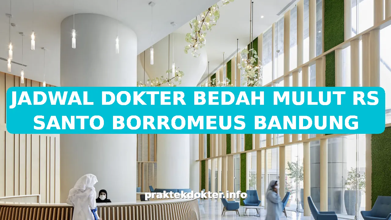 JADWAL DOKTER BEDAH MULUT RS SANTO BORROMEUS BANDUNG