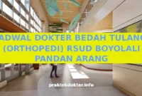 JADWAL DOKTER BEDAH TULANG (ORTHOPEDI) RSUD BOYOLALI PANDAN ARANG