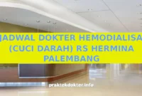 JADWAL DOKTER HEMODIALISA (CUCI DARAH) RS HERMINA PALEMBANG