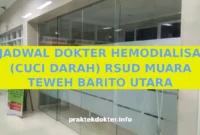 JADWAL DOKTER HEMODIALISA (CUCI DARAH) RSUD MUARA TEWEH BARITO UTARA