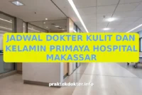 JADWAL DOKTER KULIT DAN KELAMIN PRIMAYA HOSPITAL MAKASSAR