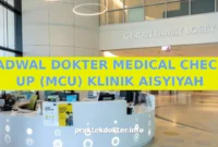 JADWAL DOKTER MEDICAL CHECK UP (MCU) KLINIK AISYIYAH