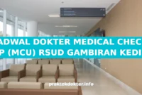 JADWAL DOKTER MEDICAL CHECK UP (MCU) RSUD GAMBIRAN KEDIRI