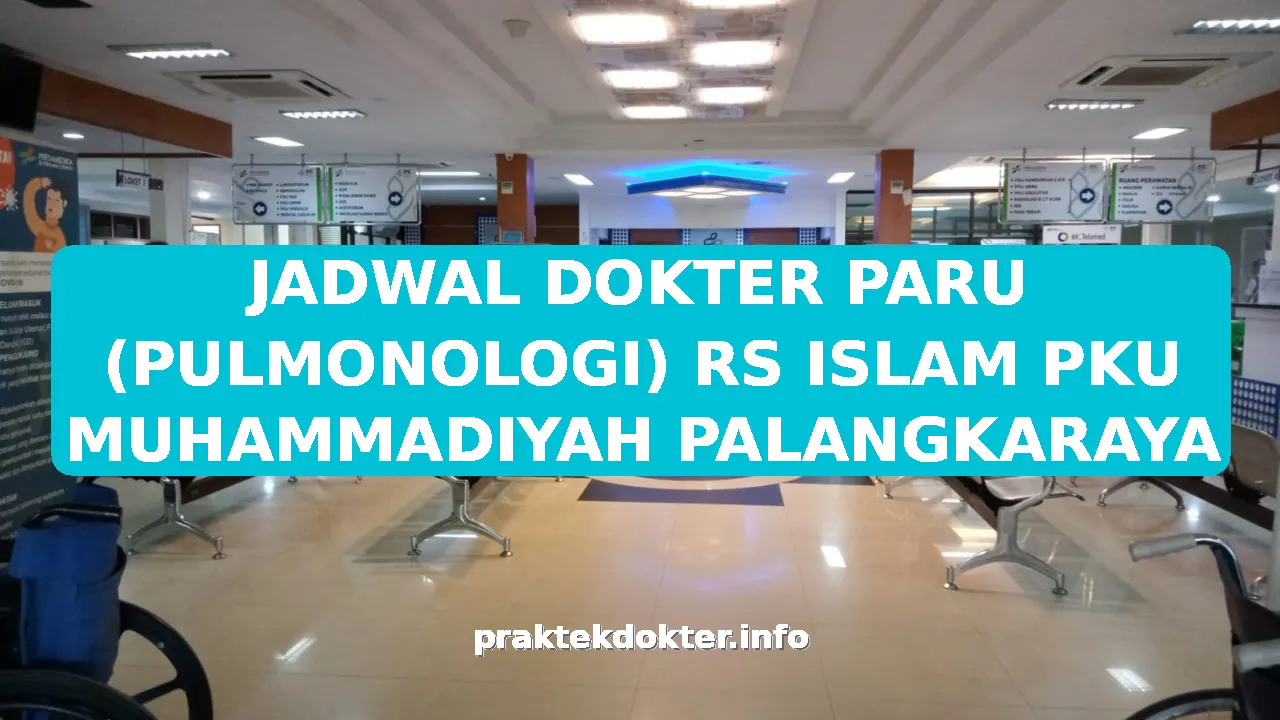 JADWAL DOKTER PARU (PULMONOLOGI) RS ISLAM PKU MUHAMMADIYAH PALANGKARAYA