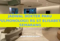 JADWAL DOKTER PARU (PULMONOLOGI) RS ST ELISABETH SEMARANG