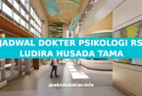 JADWAL DOKTER PSIKOLOGI RS LUDIRA HUSADA TAMA