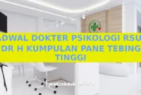 JADWAL DOKTER PSIKOLOGI RSUD DR H KUMPULAN PANE TEBING TINGGI