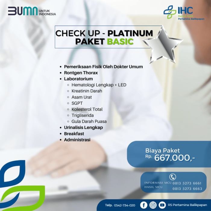 Jadwal Dokter Medical Check Up (MCU) RS Mata Balikpapan Eye Center