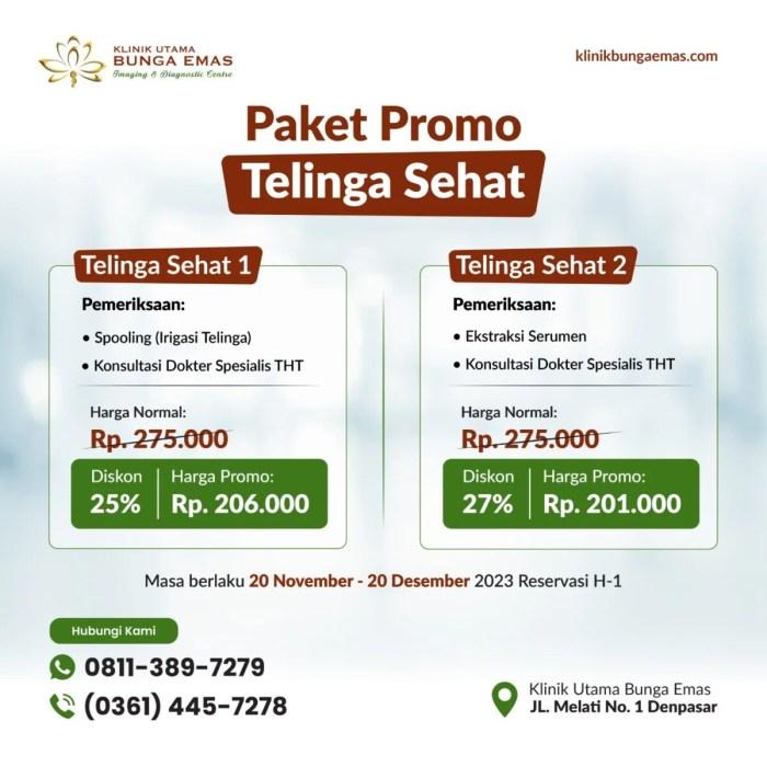 Jadwal Dokter Telinga Hidung Tenggorokan (THT) RSIA Yasmin